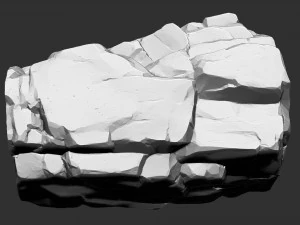 3D Mountain rock Zbrush sculpt 3D Model