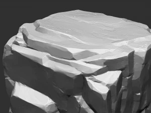 3D Mountain rock Zbrush sculpt 3D Model