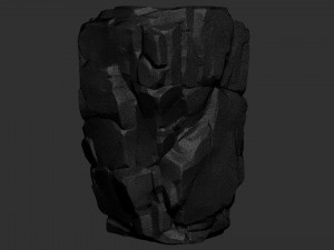 3D Mountain rock Zbrush sculpt Modello 3D