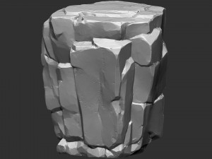 3D Mountain rock Zbrush sculpt 3D-Modell