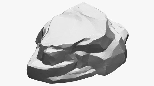 3D Mountain rock Zbrush sculpt Modello 3D .c4d .max .obj .3ds .fbx .stl .blend 