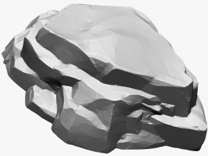 3D Mountain rock Zbrush sculpt Modello 3D