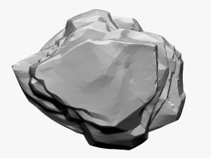3D Mountain rock Zbrush sculpt Modello 3D