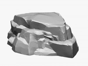 3D Mountain rock Zbrush sculpt Modello 3D