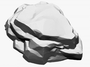 3D Mountain rock Zbrush sculpt Modello 3D