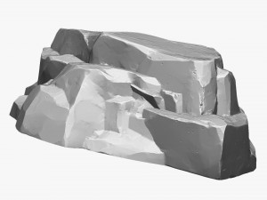 3D Mountain rock Zbrush sculpt Modello 3D