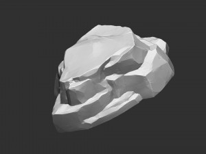 3D Mountain rock Zbrush sculpt Modello 3D
