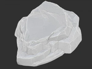 3D Mountain rock Zbrush sculpt 3D Model