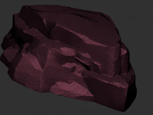 3D Mountain rock Zbrush sculpt 3D Model