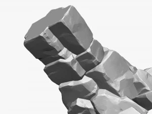 3d stone columns Zbrush sculpt 3D Model