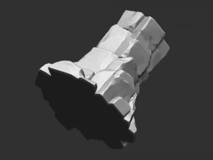 3d stone columns Zbrush sculpt 3D Model