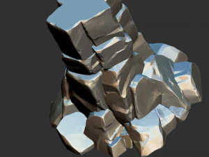 3d stone columns Zbrush sculpt 3D Model