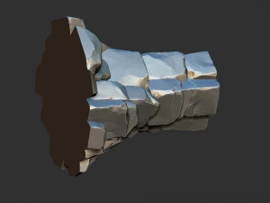 3d stone columns Zbrush sculpt 3D Model