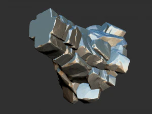 3d stone columns Zbrush sculpt 3D Model