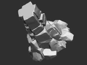 3d stone columns Zbrush sculpt 3D Model