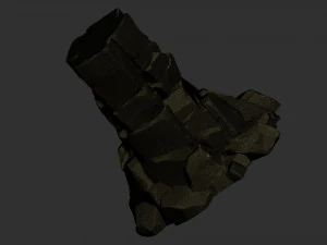 3d stone columns Zbrush sculpt 3D Model