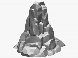 3D Mountain rock Zbrush sculpt 3D मॉडल