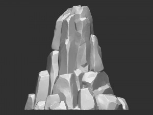 3D Mountain rock Zbrush sculpt 3D Модель