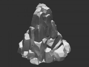 3D Mountain rock Zbrush sculpt 3D Модель