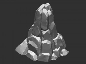 3D Mountain rock Zbrush sculpt 3D Модель
