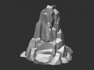 3D Mountain rock Zbrush sculpt 3D Модель