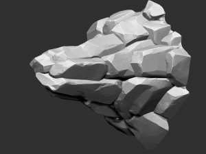 3D Mountain rock Zbrush sculpt 3D Модель