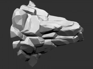 3D Mountain rock Zbrush sculpt 3D Модель