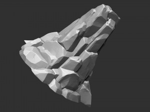 3D Mountain rock Zbrush sculpt 3D Модель