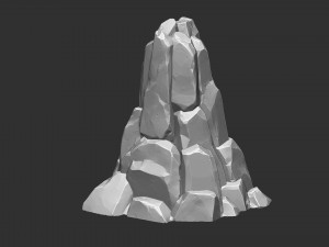 3D Mountain rock Zbrush sculpt 3D Модель