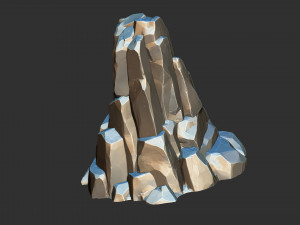 3D Mountain rock Zbrush sculpt 3D Модель