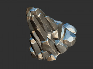3D Mountain rock Zbrush sculpt 3D Модель