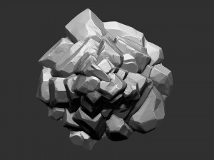 3D Mountain rock Zbrush sculpt 3D Модель