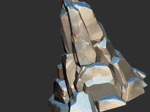 3D Mountain rock Zbrush sculpt 3D Модель