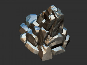 3D Mountain rock Zbrush sculpt 3D Модель