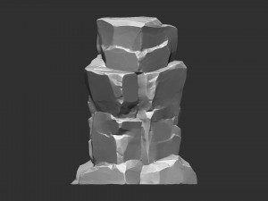 3D Mountain rock Zbrush sculpt 3D Модель