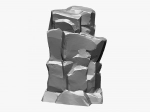 3D Mountain rock Zbrush sculpt 3Dモデル