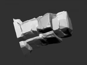 3D Mountain rock Zbrush sculpt 3D Model