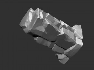 3D Mountain rock Zbrush sculpt 3Dモデル