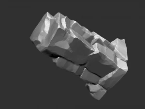 3D Mountain rock Zbrush sculpt 3D Model