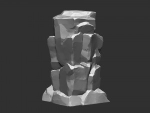 3D Mountain rock Zbrush sculpt 3Dモデル