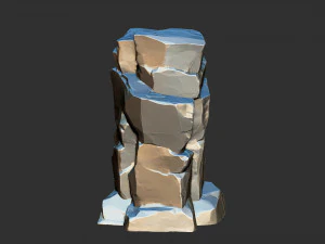 3D Mountain rock Zbrush sculpt 3D Model