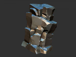 3D Mountain rock Zbrush sculpt 3D Model