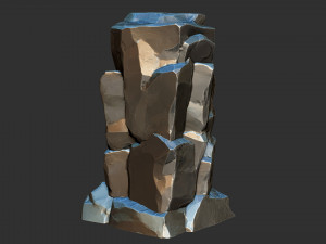 3D Mountain rock Zbrush sculpt 3Dモデル