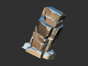 3D Mountain rock Zbrush sculpt 3Dモデル