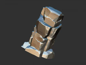 3D Mountain rock Zbrush sculpt 3D Model