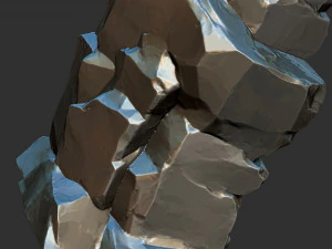 3D Mountain rock Zbrush sculpt 3D Model