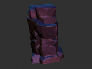 3D Mountain rock Zbrush sculpt 3Dモデル
