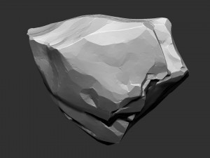 3D Mountain rock Zbrush sculpt 3D Model