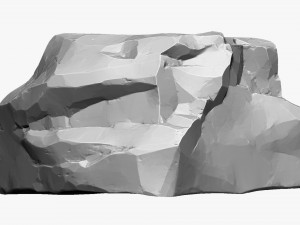 3D Mountain rock Zbrush sculpt 3D Model
