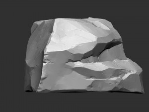 3D Mountain rock Zbrush sculpt 3D Model